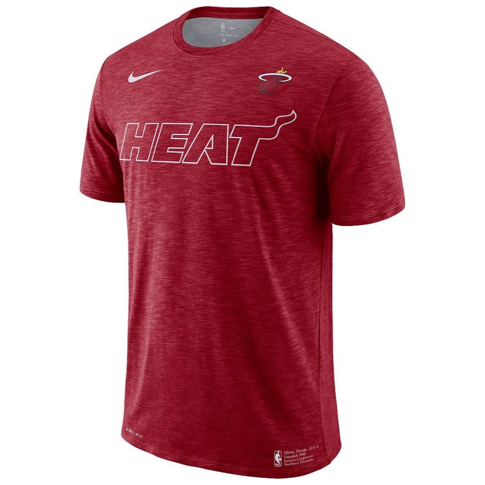 Nike Miami Heat Dri-Fit Shirt, Men’s Size L ❤️